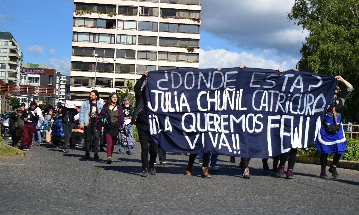 ¿Dónde está Julia Chuñil?